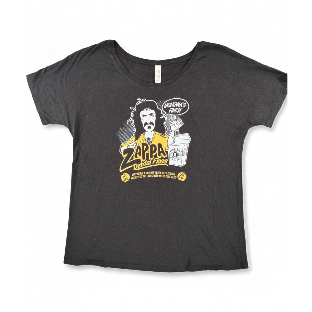 Bella Canvas Frank Zappa Graphic Tee Small Cotton Streetwear Grunge Retro 90s